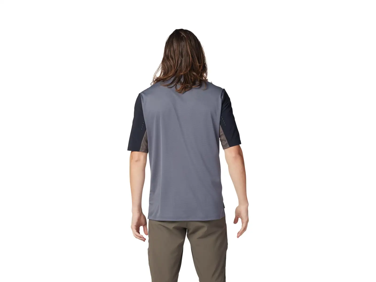 Fox Defend Herren-Trikot kurzarm Grau