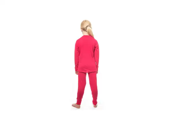 Sensor Merino Air Kinder Set Langarmshirt + Unterhose Magenta