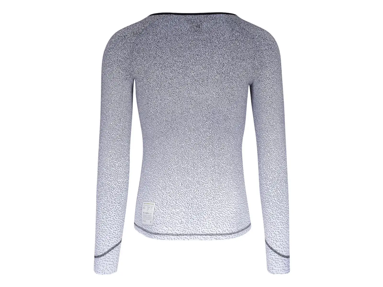 Isadore Alternative Baselayer Herren langarm T-Shirt Schwarz/Weiß