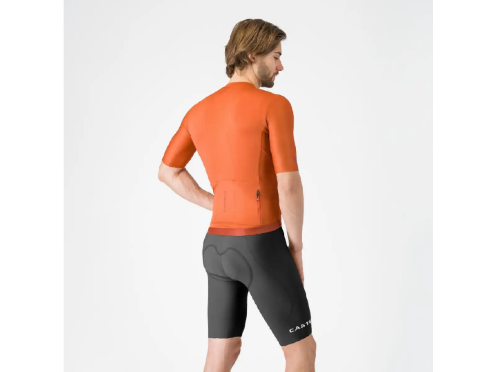 Castelli Espresso 2 Herren-Shorts mit Polster und Trägern schwarz