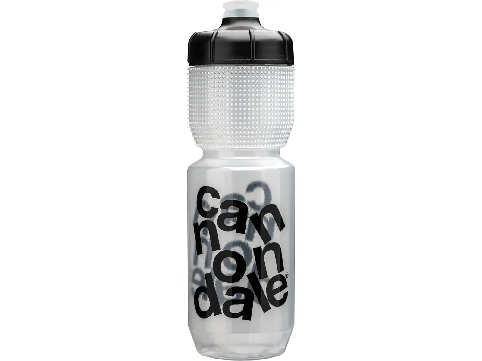 Cannondale Gripper Stapelbare Flasche 0,75 l transparent/Schwarz