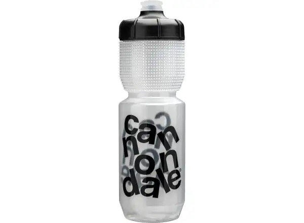 Cannondale Gripper Stapelbare Flasche 0,75 l transparent/Schwarz