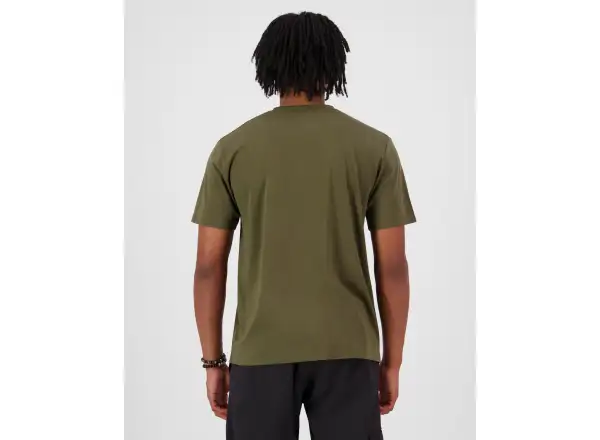 Mons Royale Icon Merino Herren T-Shirt Kurzarm Dark Olive