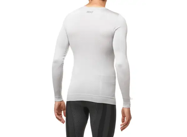 SIXS TS1 V2 Funktionsshirt Langarm Silber/Weiß