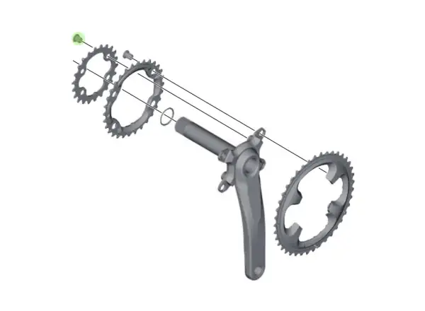 Shimano Kettenblattschrauben M8×8,5 mm