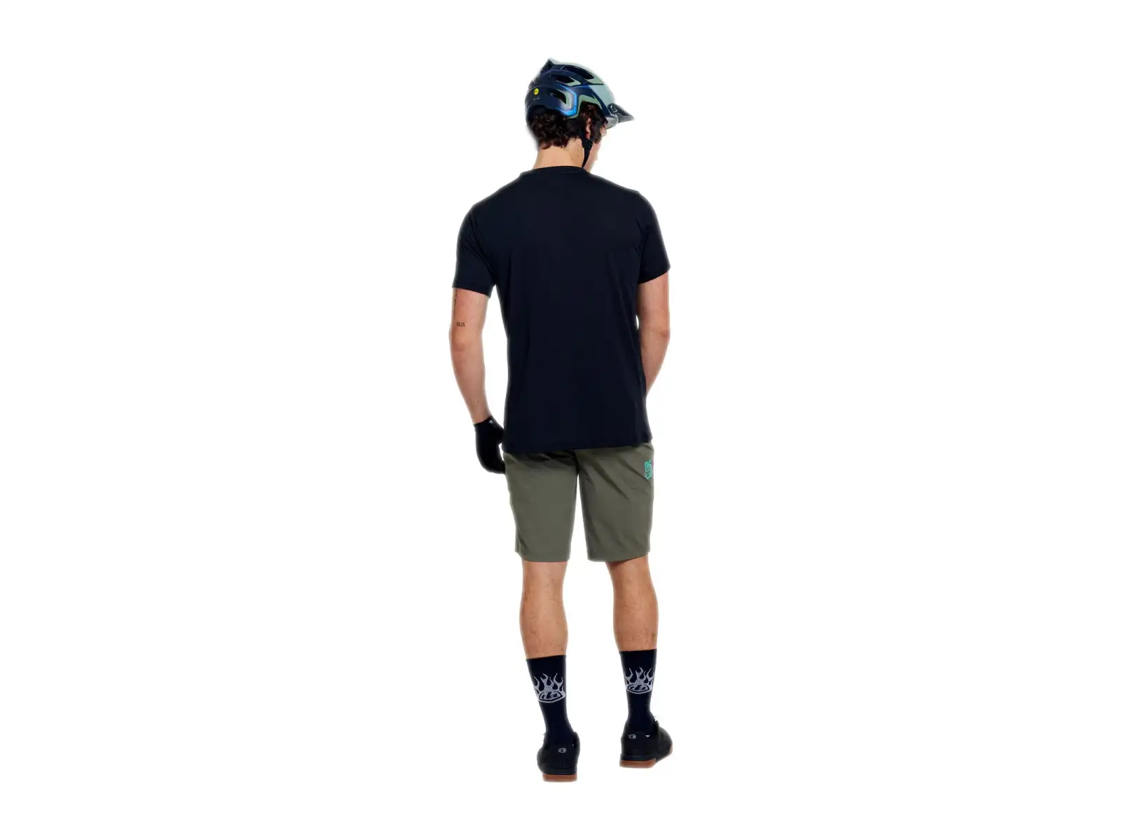 Troy Lee Designs Skyline Ride Herrentrikot Signature Black/Real Teal