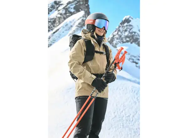 Uvex Provoque FM Skibrille black matt/blue - green