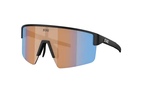 Bliz P004 Sonnenbrille Matte Black/Nano Optics Nordic Ligh Coral/Orange Blue Multi