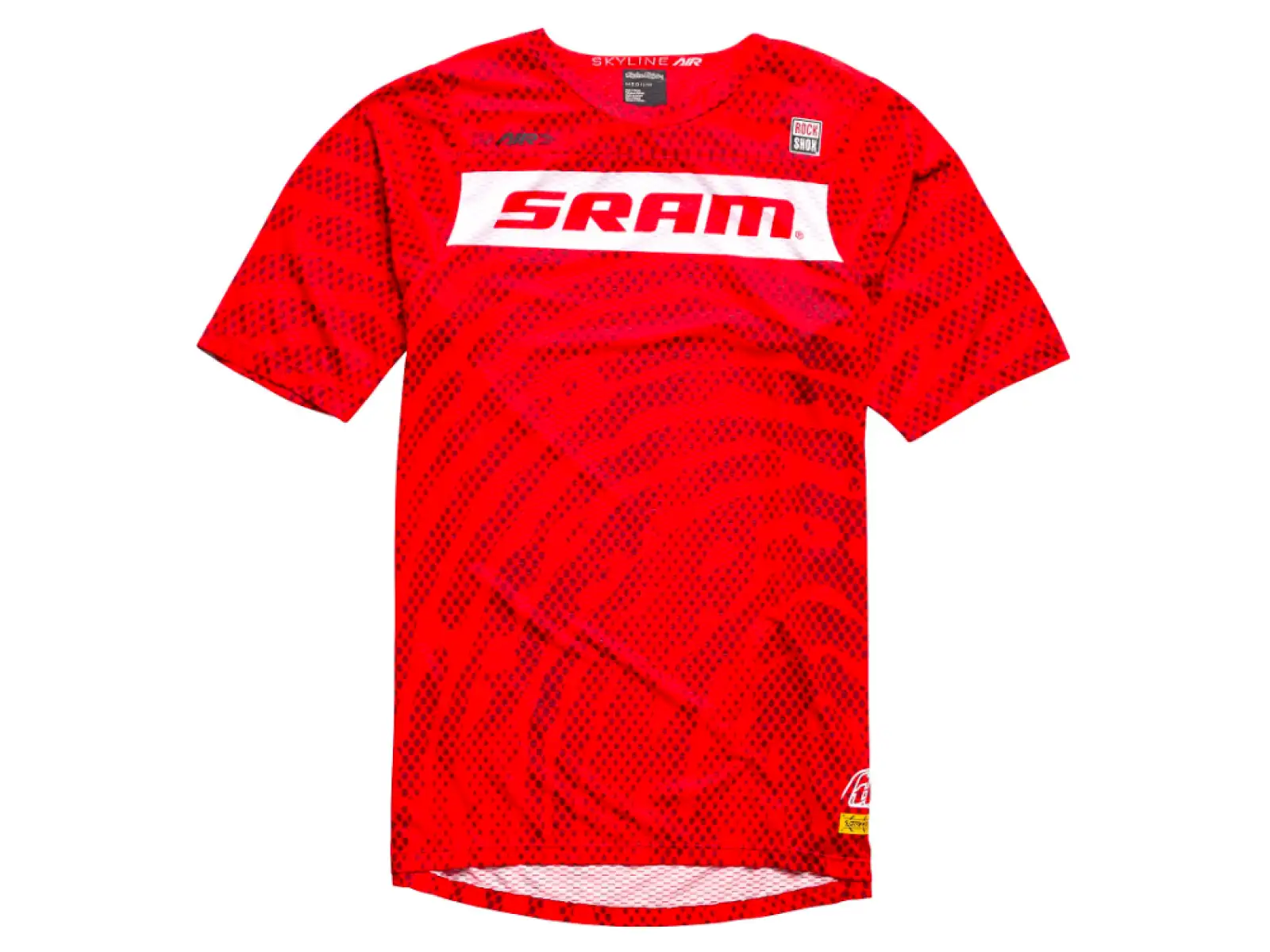 Troy Lee Designs Skyline Air SRAM Herren-Trikot Kurtzarm Fiery Red