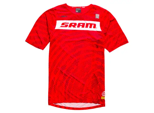 Troy Lee Designs Skyline Air SRAM Herren-Trikot Kurtzarm Fiery Red