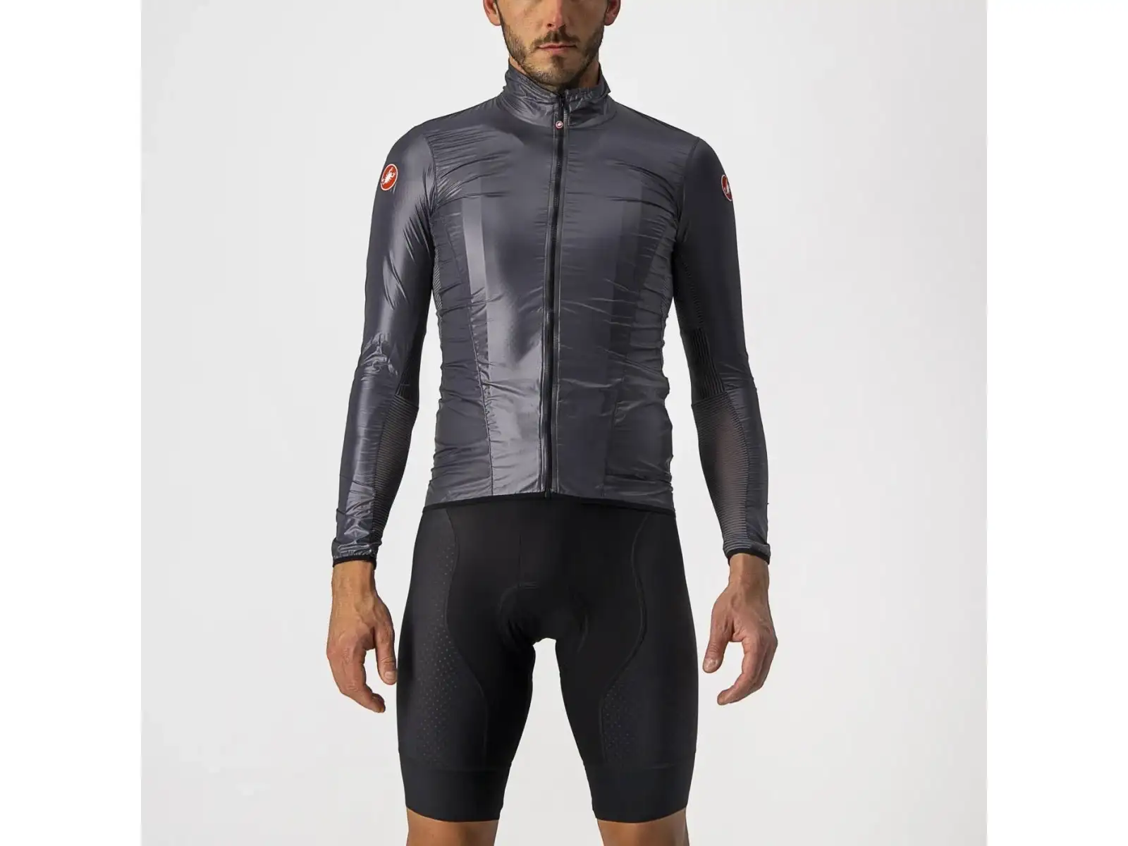Castelli Aria Shell Herrenjacke Dark Gray
