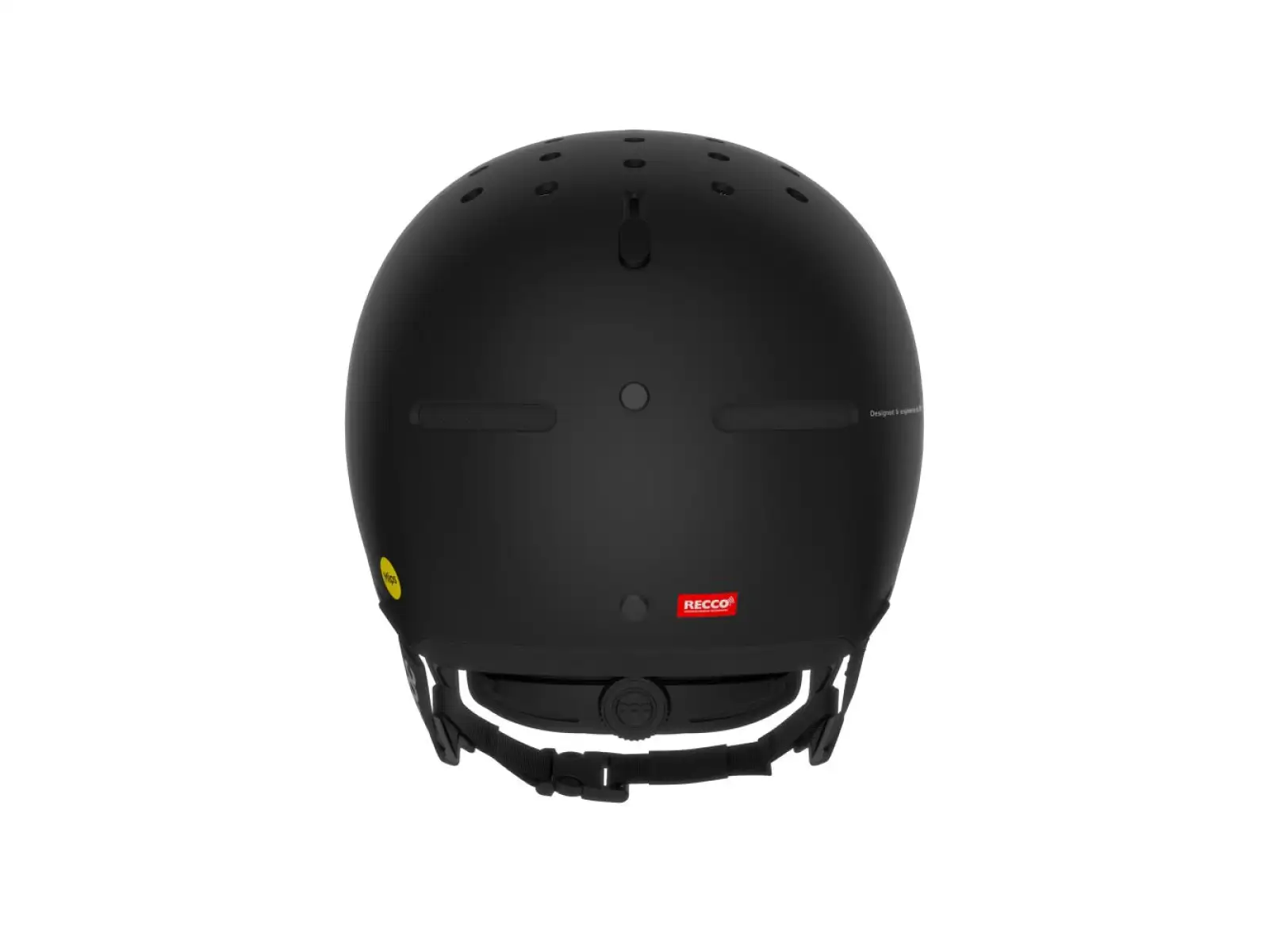 POC Calyx Skihelm Uranium Black Matt, Größe M/L