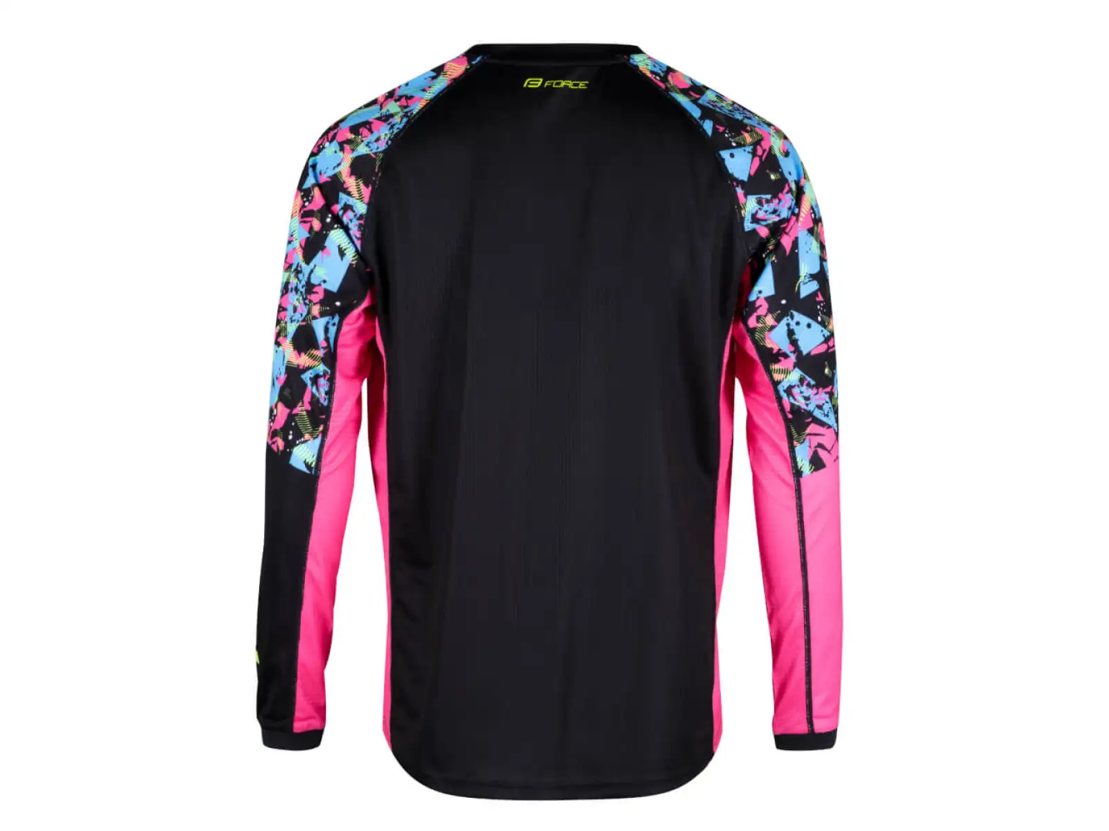 Force Reckless Unisex Langarmtrikot Schwarz/Rosa/Fluo