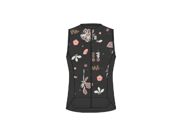 Maloja KekesM. Damenweste Deep Black Flora