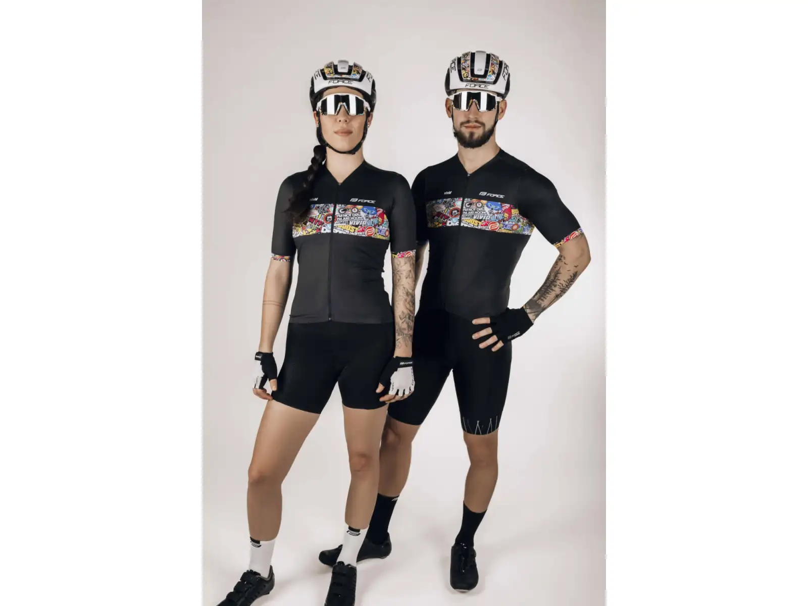 Force Vivid Lady Damen Kurzarmtrikot schwarz