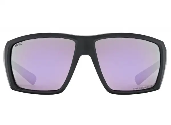 Uvex MTN Venture ColorVision Brille Schwarz Matt/Spiegel Lavendel Pink