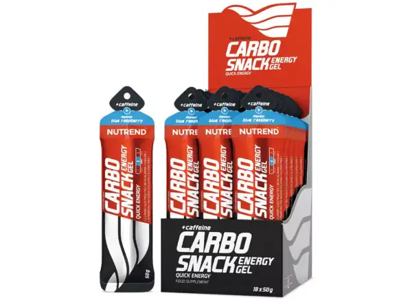Nutrend Carbosnack mit Koffein Beutel 50 g Blaue Himbeere