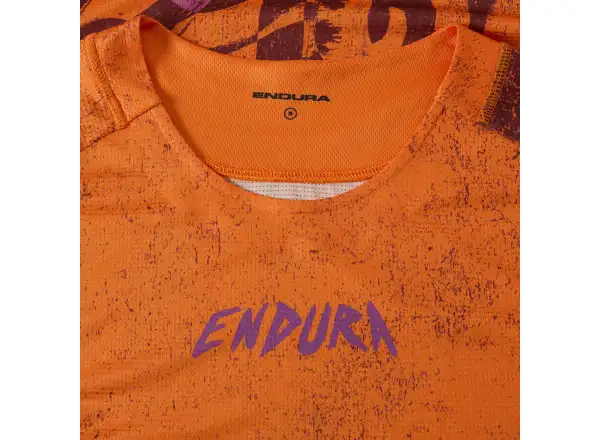Endura Singletrack Herren-Trikot Kurzarm Orange