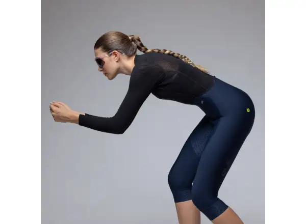 Alé R-EV1 Voltage Damen Winter 3/4 Radhose Midnight Blue