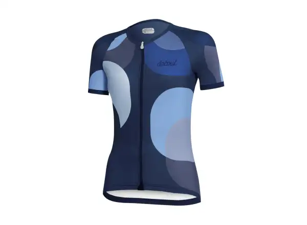 Dotout Camou Damen Trikot kurzer Ärmel Blau