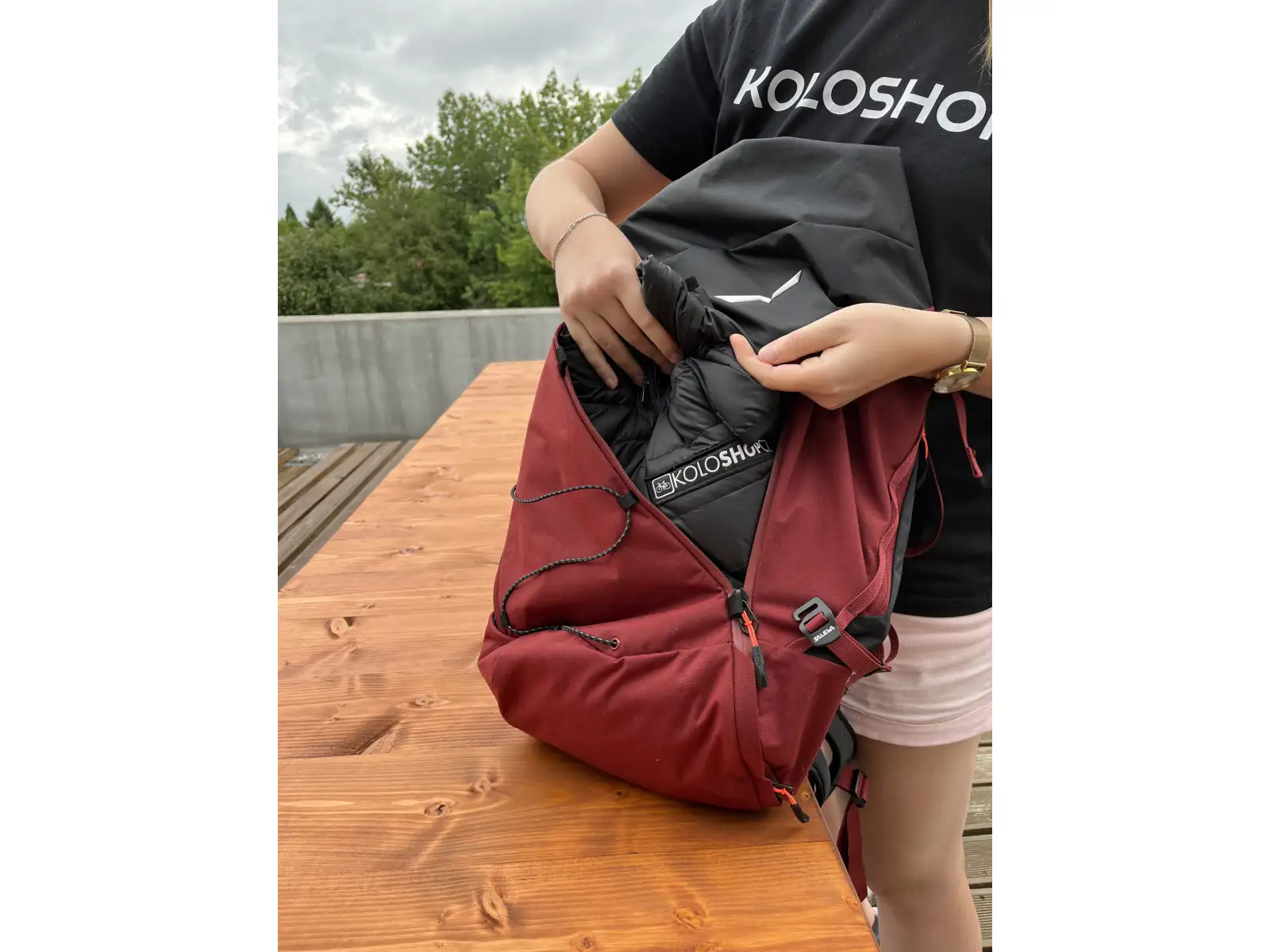 Salewa Puez Damen Rucksack 32 l + 5 l – Syrah/Black Out