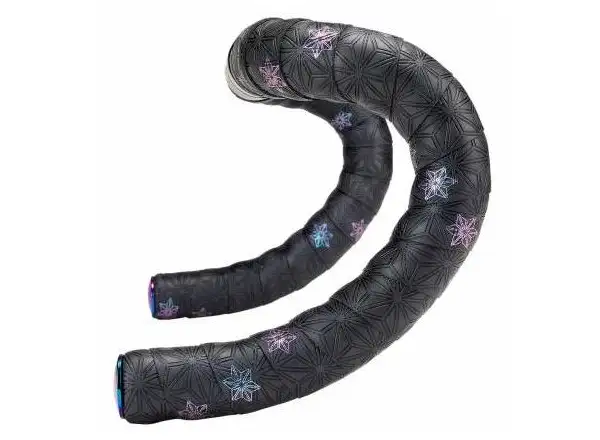 Supacaz Super Sticky Kush Galaxy Lenkerband Oil Slick/Oil Slick Plugz