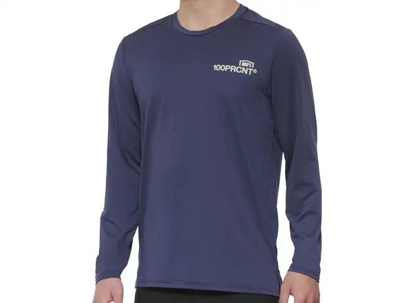 100% Airmatic Herren Trikot Langarm Indigo