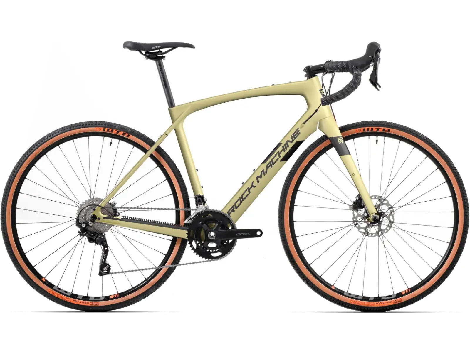 Rock Machine Gravelride CRB 700 Gravelbike in mattem Sand/Schwarz.