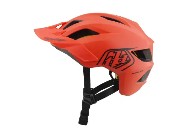 Troy Lee Designs Flowline Mips Kinderhelm Point Coral/Charcoal