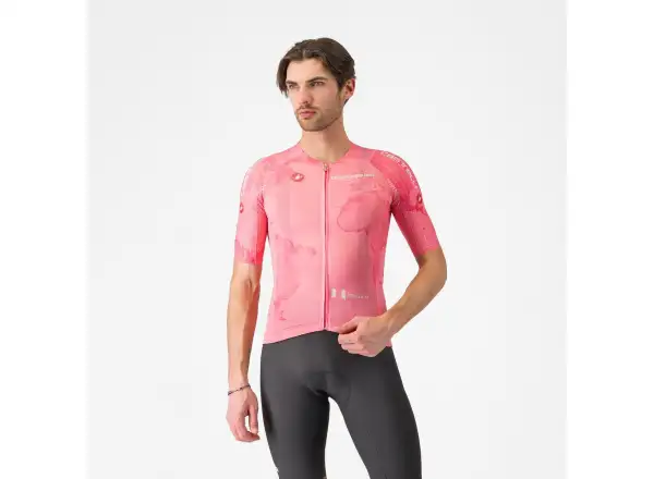 Castelli Giro 108 Race 8S Herren Trikot Kurzarm Rosa Giro