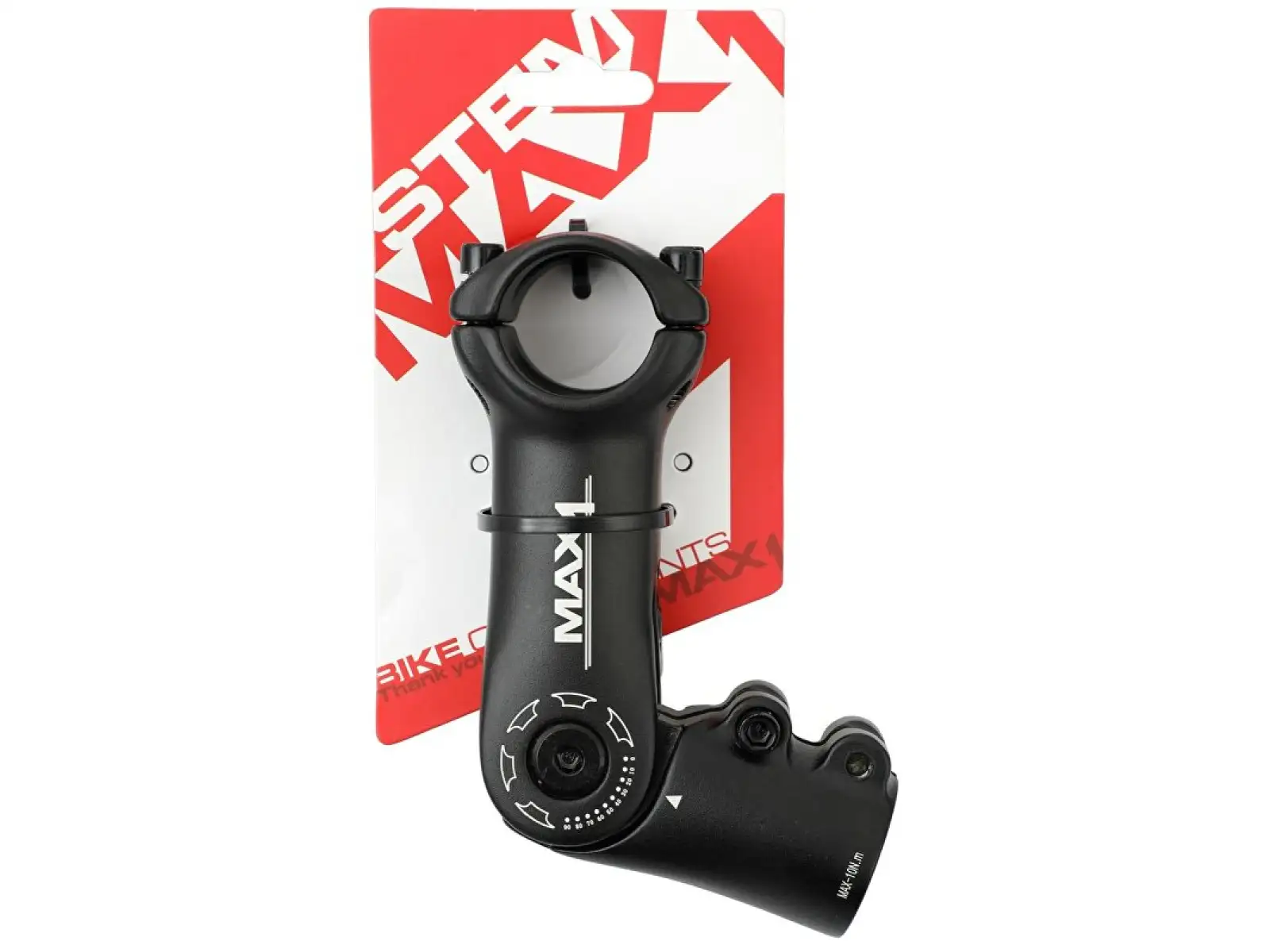 MAX1 verstellbarer Vorbau 90°/31,8 mm schwarz