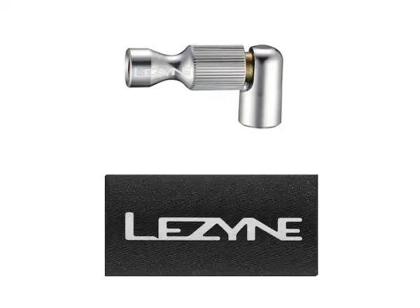 Lezyne Trigger Drive CO2 Kopf für Patronenpumpe silber/hi-gloss