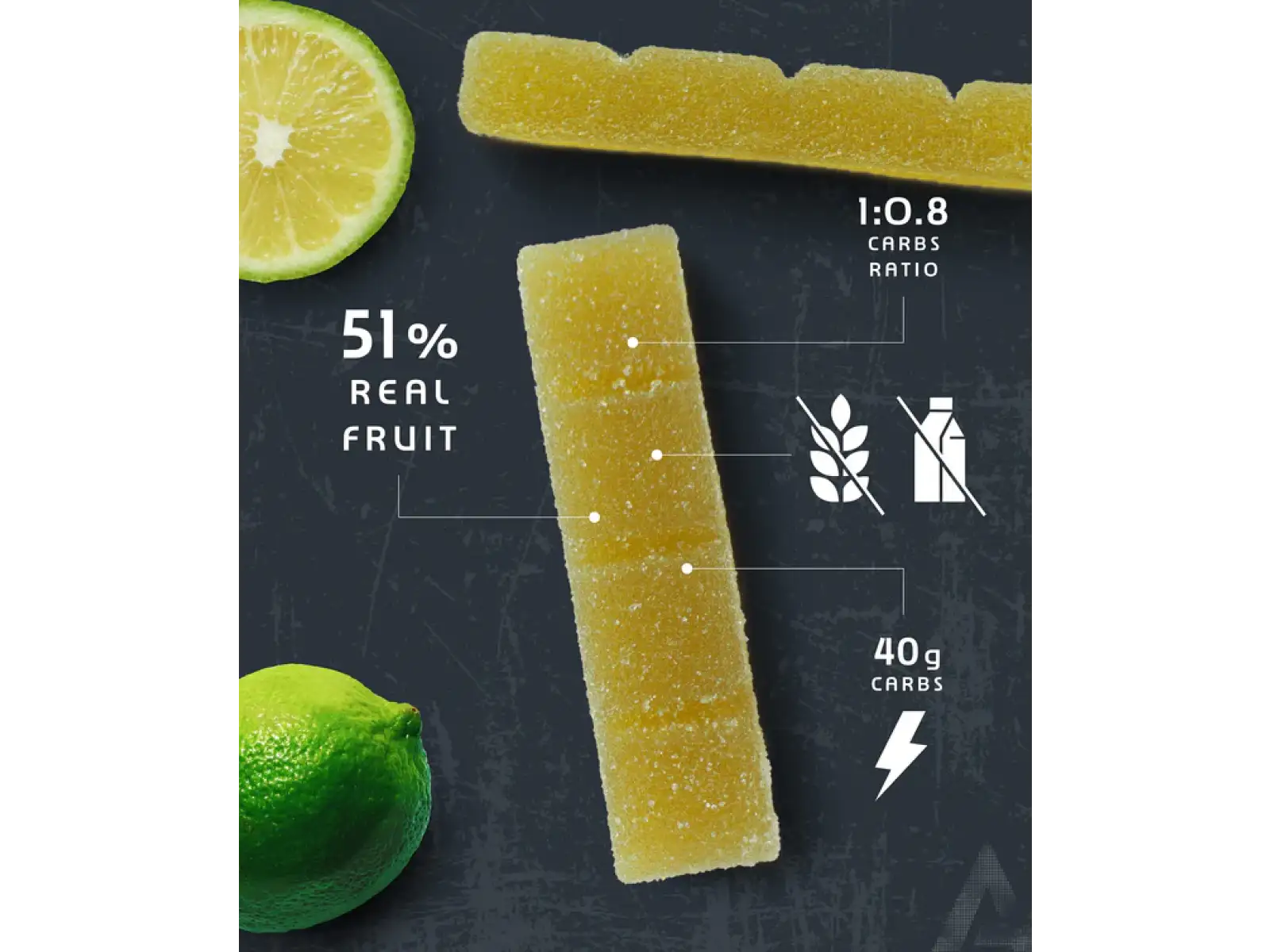 Amacx Turbo Fruit Chew Energie Kaugummi Citrus - 50 g