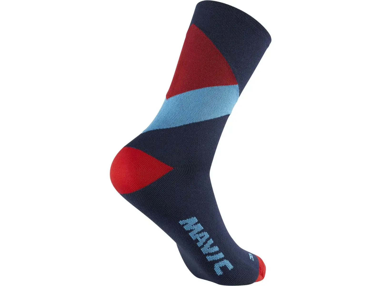 Mavic Graphic Classic Hohe Socken blau/feuriges Rot