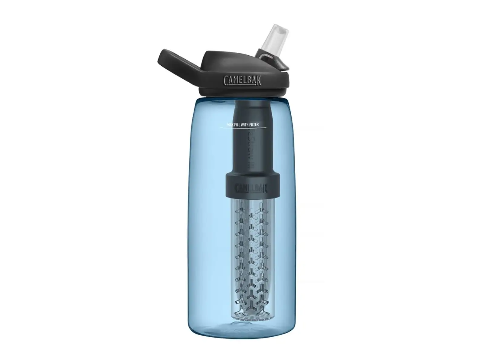 Camelbak Eddy+ Life Straw Flasche mit Filter 1 l True Blue