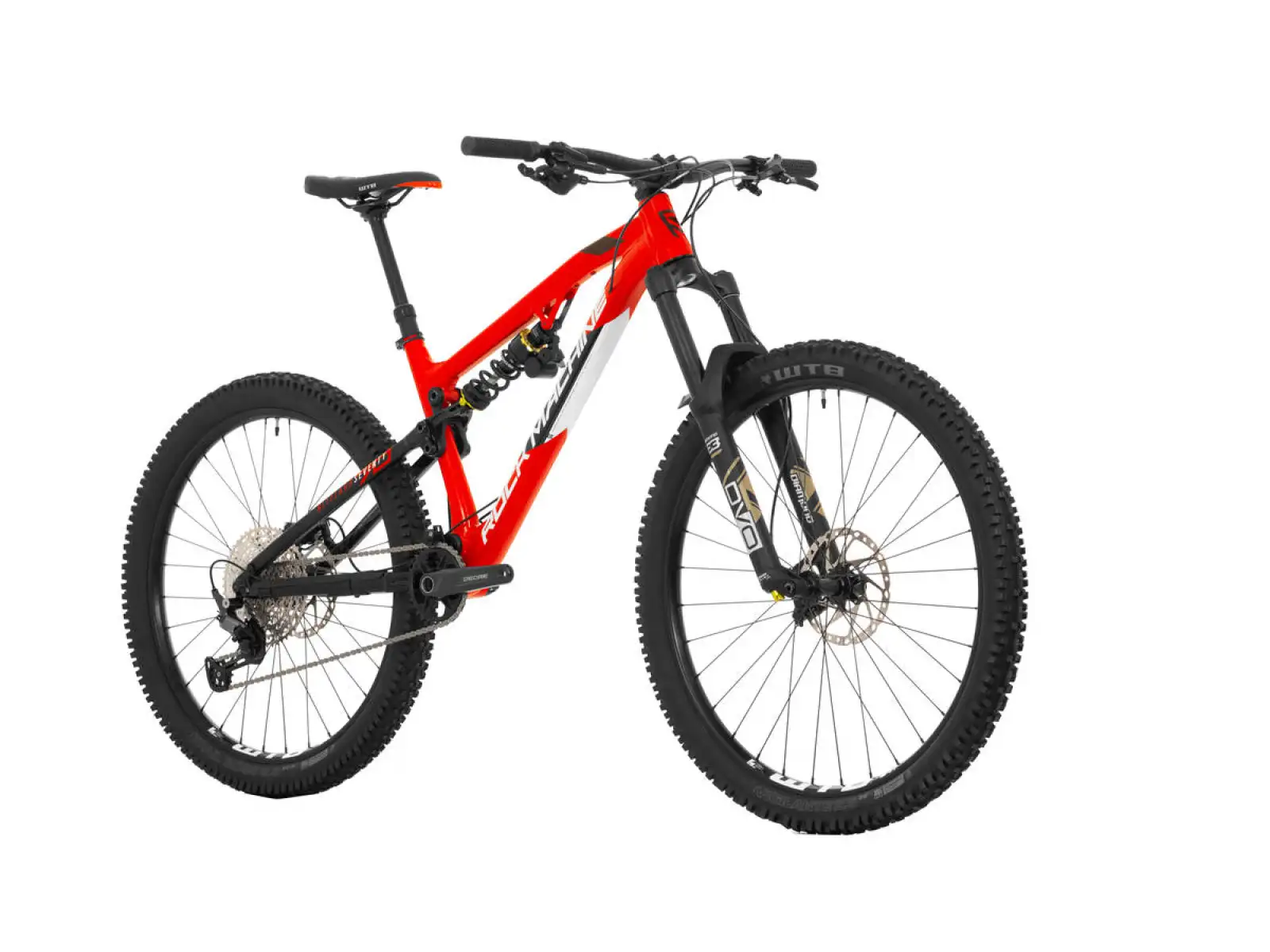 Rock Machine Bblizzard 70-297 vollgefedertes Fahrrad Red/Black/White MUSTER