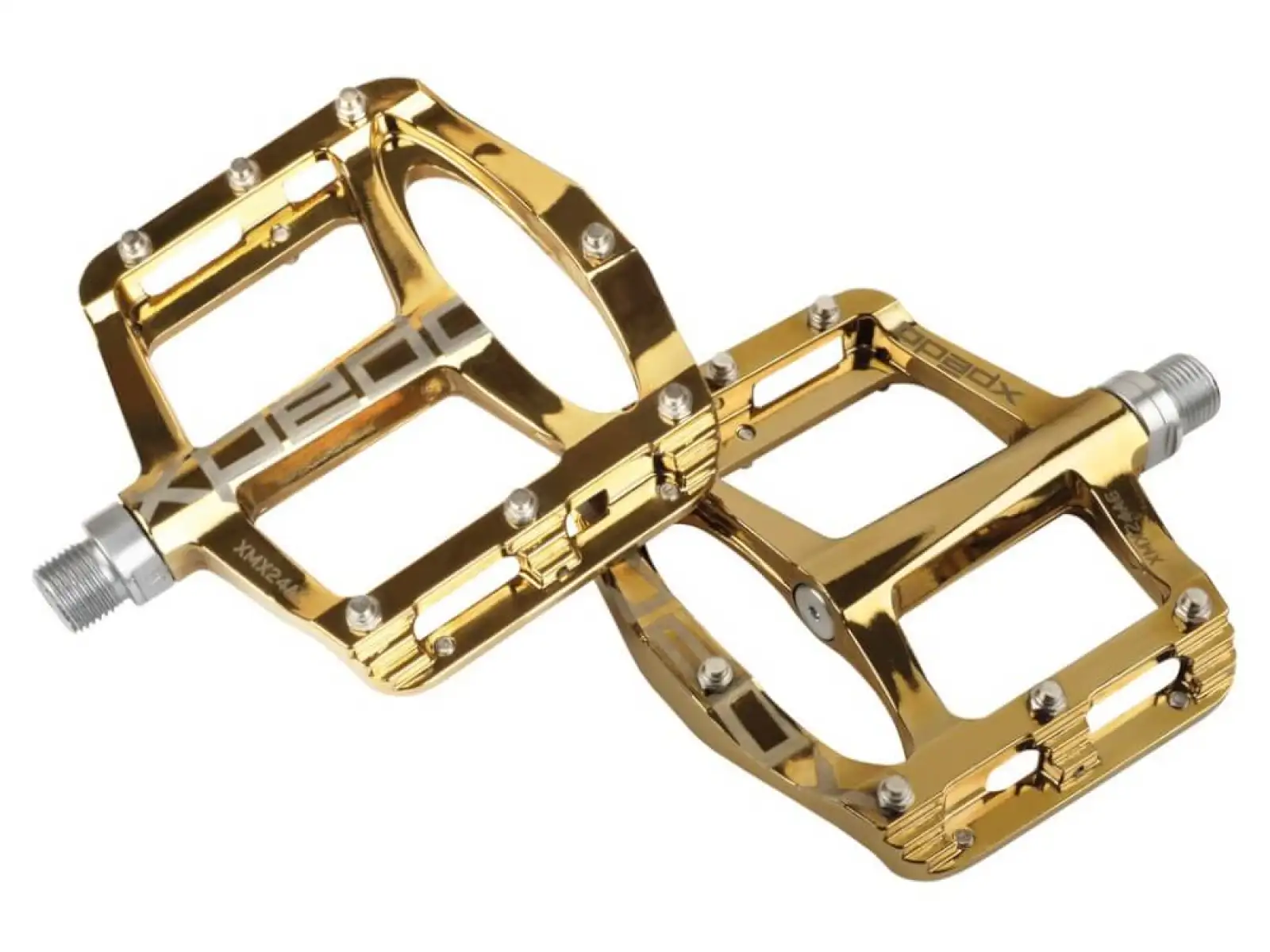 X-pedo Spry+ Plattformpedale gold slick