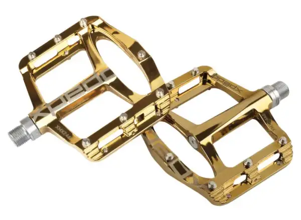 X-pedo Spry+ Plattformpedale gold slick