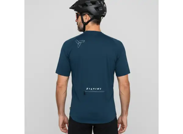 Silvini Naturno Herrentrikot Kurzarm Navy/Black