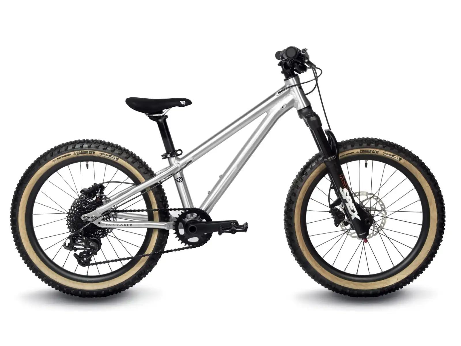 Early Rider Hellion 20 Kinderfahrrad Gebürstetes Aluminium
