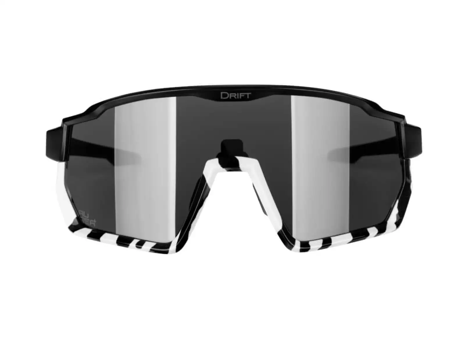 Force Drift Herrenbrille schwarz/zebra/schwarzer Kontrast. Glas