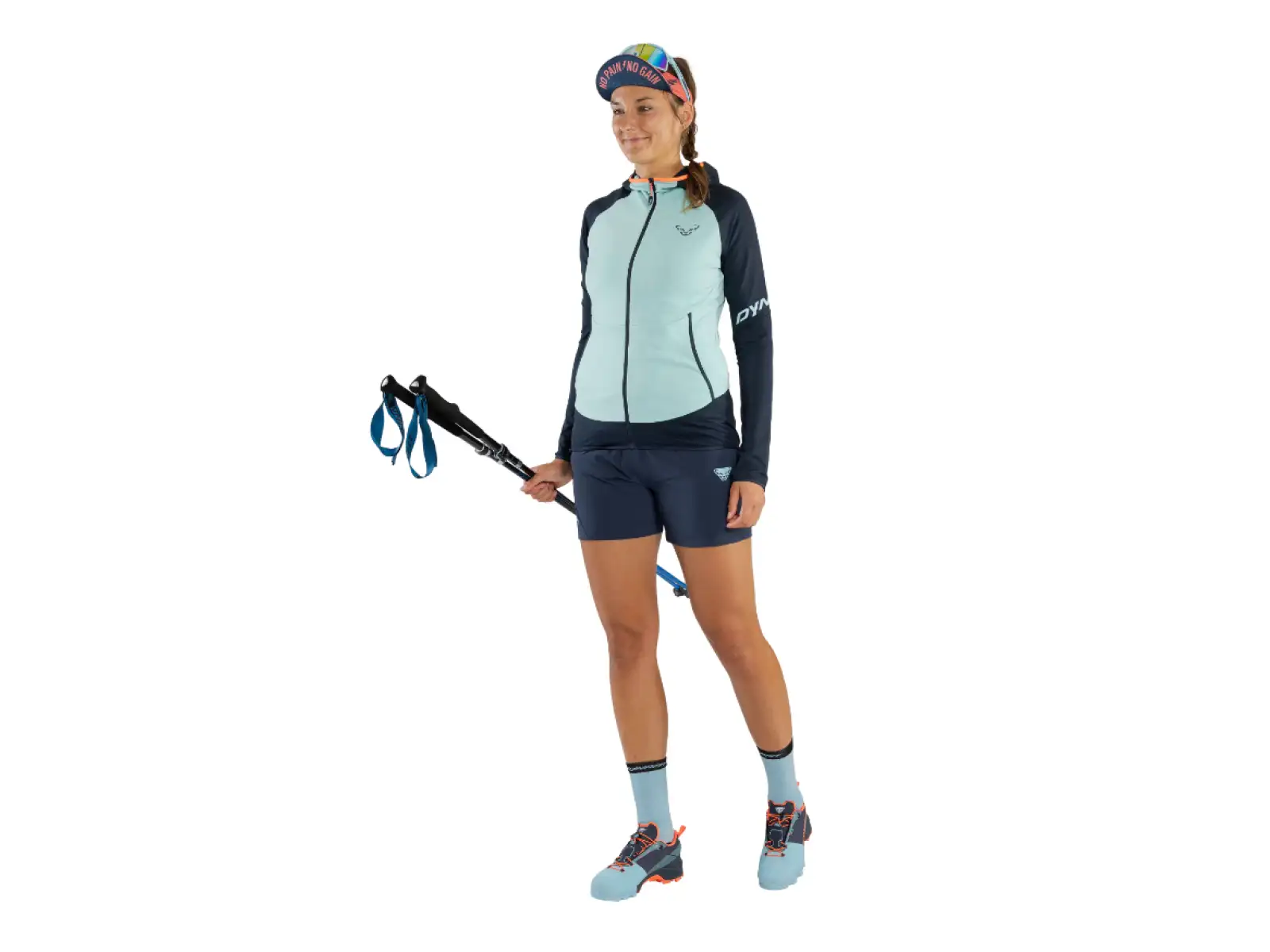 Dynafit Transalper Hybrid Damen Shorts Blaubeere/Marineblau