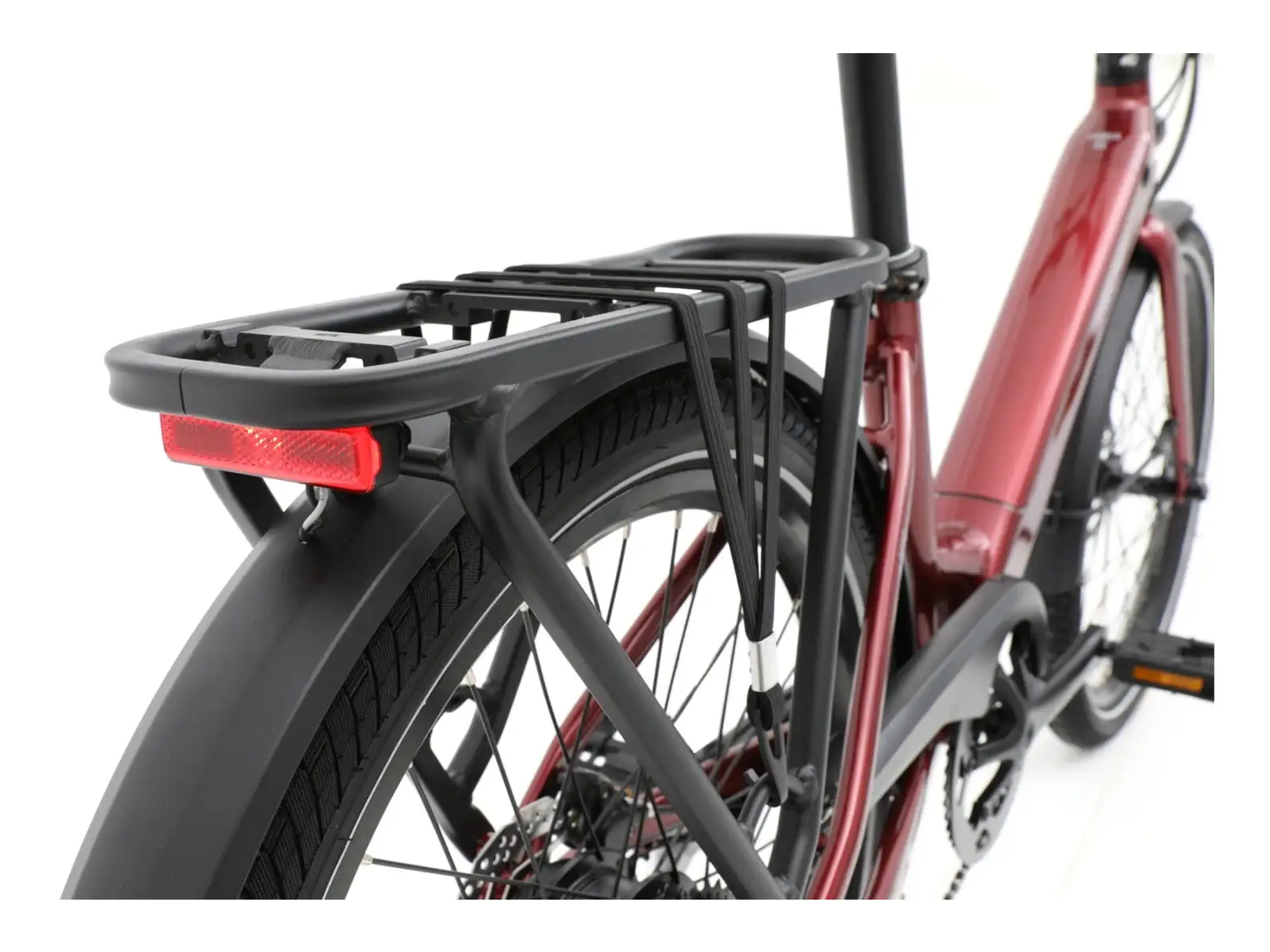 Apache Tanka 24 RX faltbares E-Bike 363 Wh S/M bordeauxfarben
