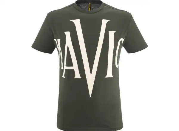 Mavic Heritage Herren-T-Shirt mit kurzen Ärmeln in Army Green Corde