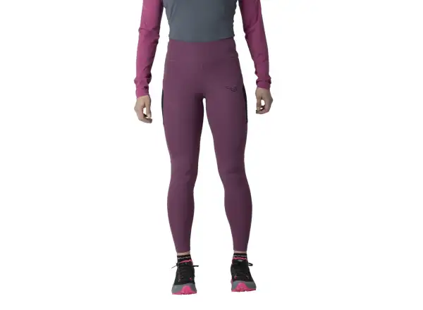 Dynafit Warm Ultra Damen gefütterte Leggings Amaranth