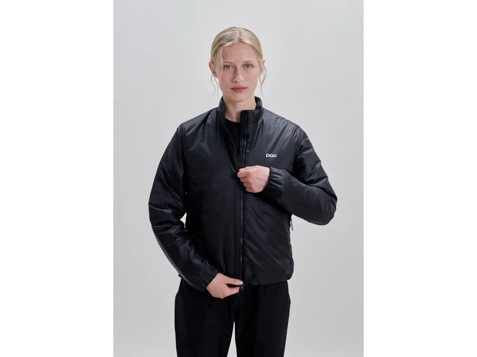 POC Lite Padded Jacket Damen gefütterte Jacke Uranium Black