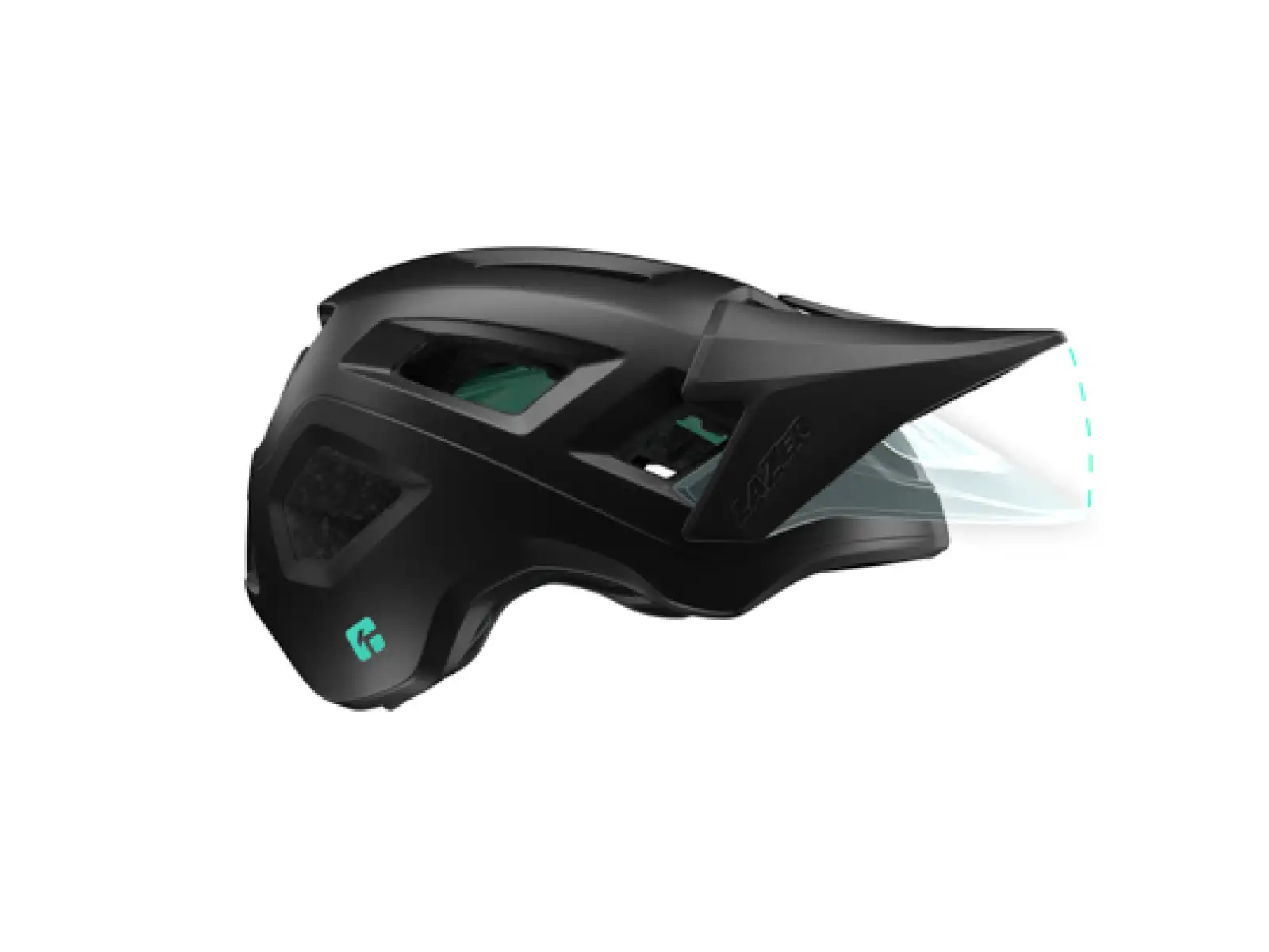 Lazer Coyote KinetiCore Helm mattschwarz
