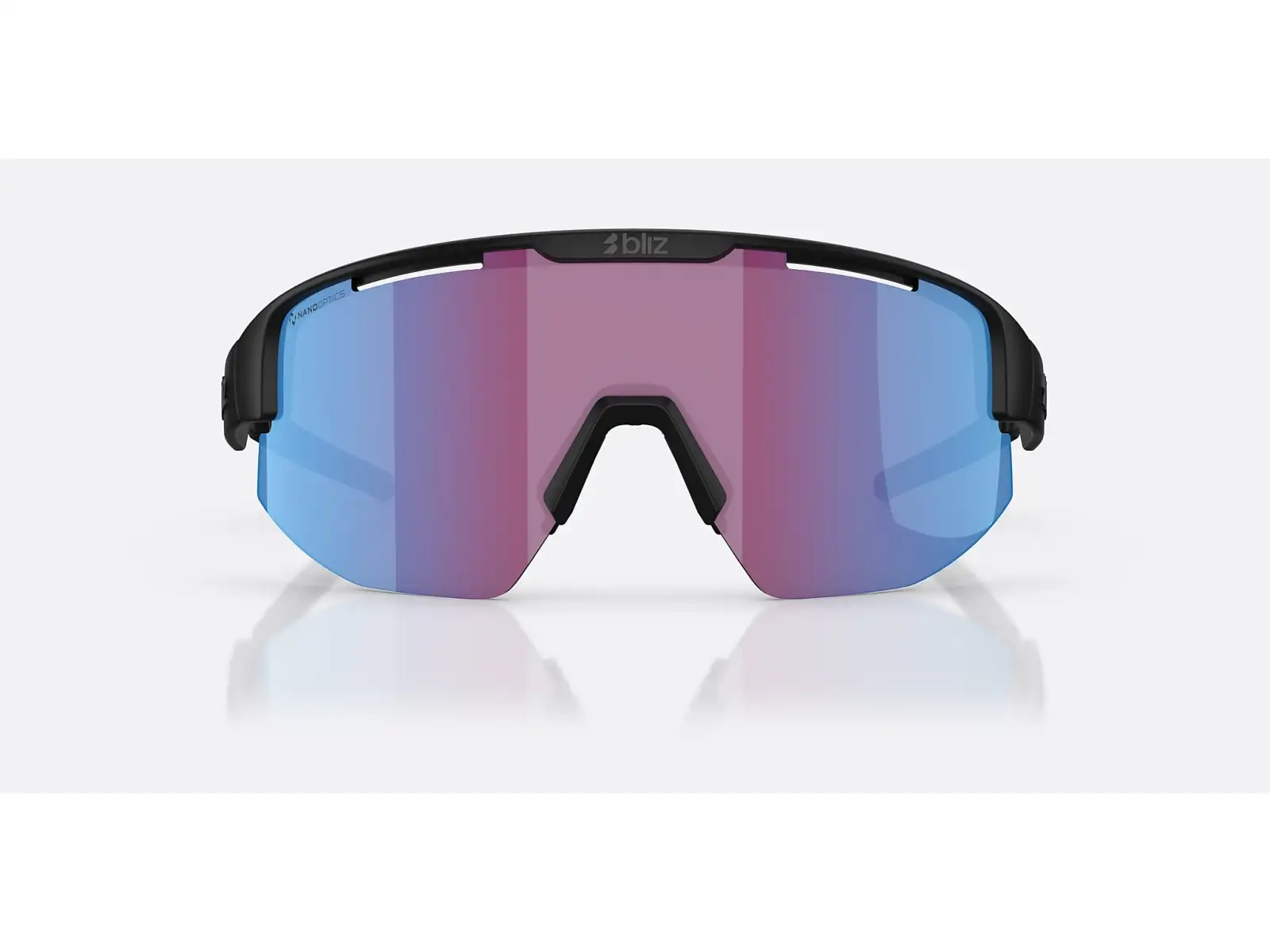 Bliz Matrix Nano Optics Brille Nordic Light Matt Black Violet w Blue Multi Nordic Light Cat