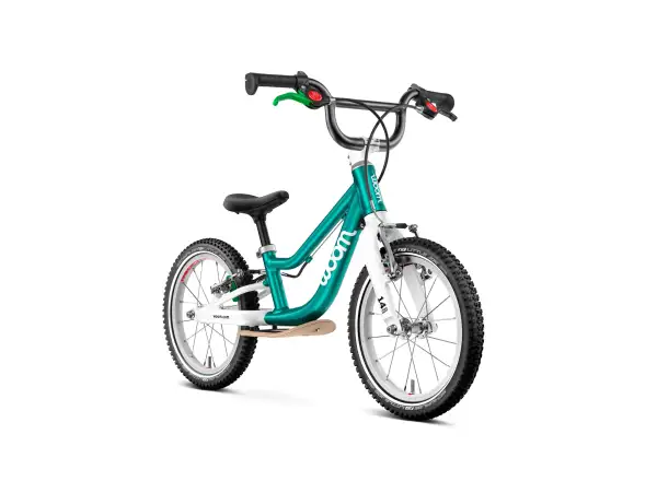 Woom GO 1 Plus Metallic Turquoise 14 Kinderlaufrad
