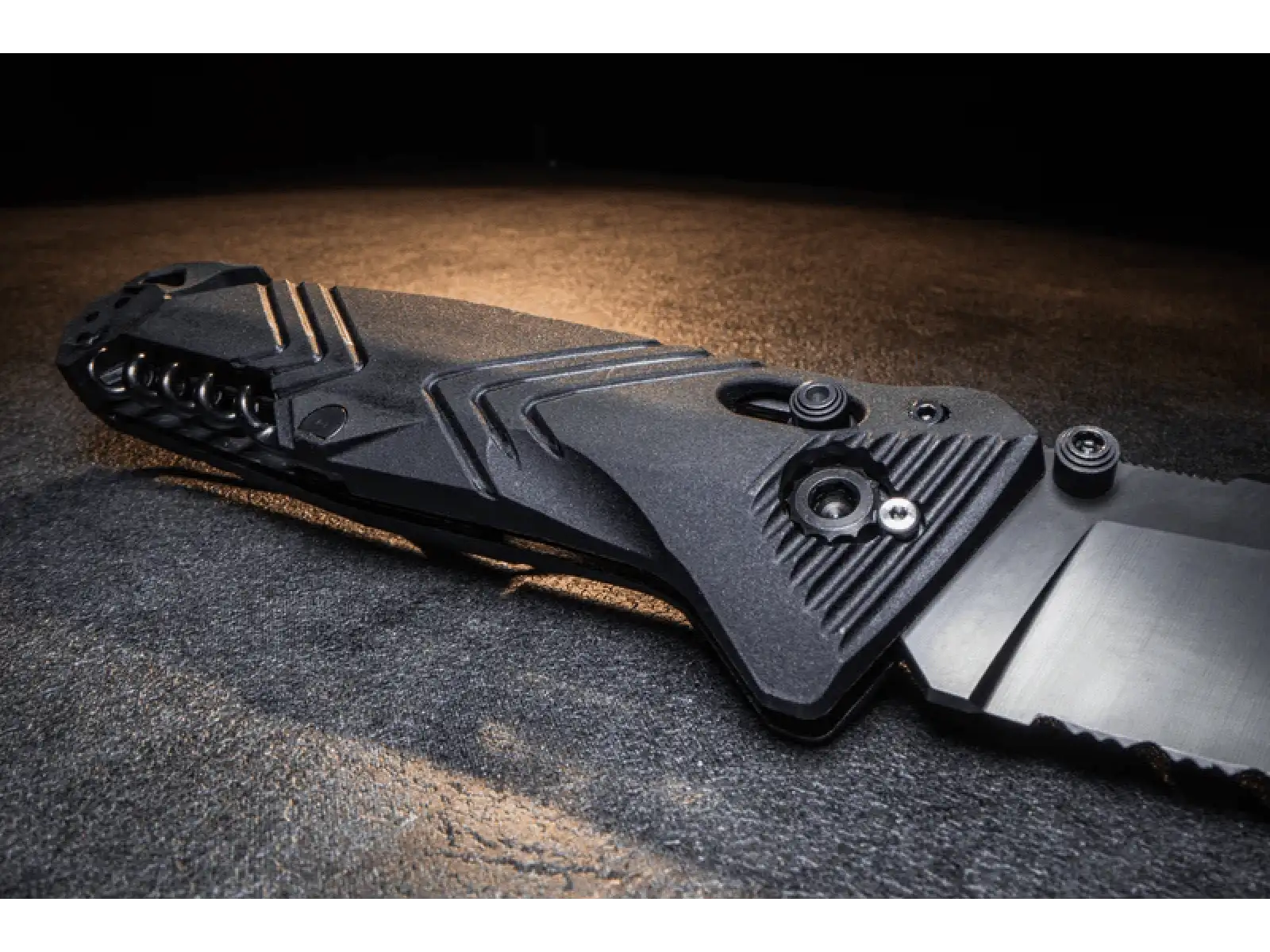 TB Outdoor CAC S200 Französische Armee PA6 FV Messer Textur schwarze